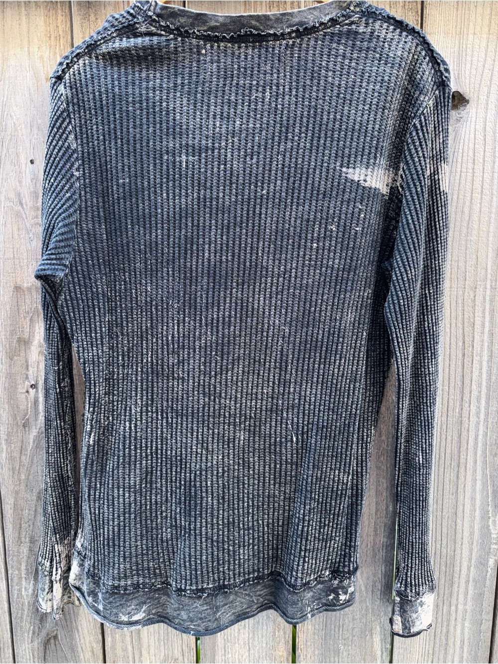 SALVAGE Long Sleeve Thermal Graphic Shirt Size Large - Picture 3 of 7